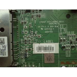 MAIN / TOSHIBA 75016504 / STB40T / 461C1K51L41 / 431C1K51L41 / VTV-L40603 / MODELOS 40RV525RZ / 40RV52RZ